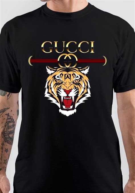 gucci tiger vintage t-shirt|gucci tiger collar shirt.